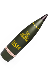 Осколково-фугасні снаряди М107