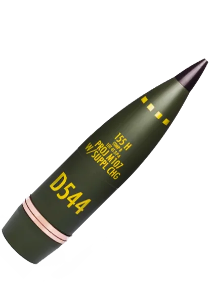 Снаряд М107 Осколково-фугасні снаряди