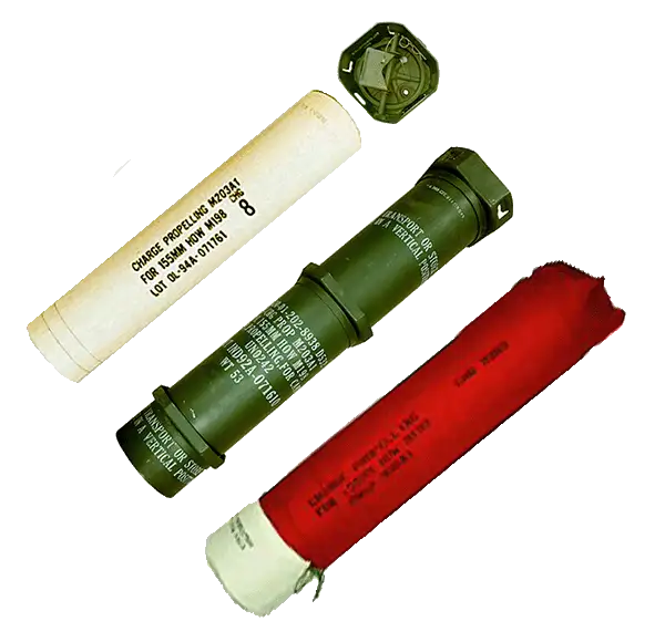 Порохові заряди M203A1 і M203