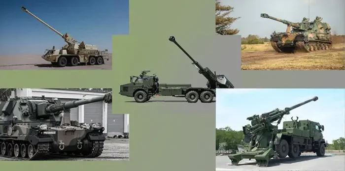 Перелік 155 мм гармат