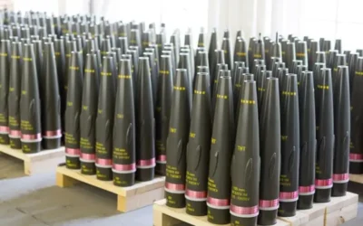 155мм осколково-фугасні снаряди з покращеною дальністю стрільби
