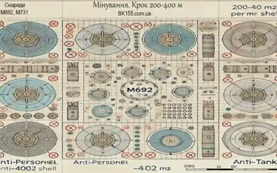 Системи артилерійського мінування RAAM і ADAM. Снаряди M718, M741, M692, M731
