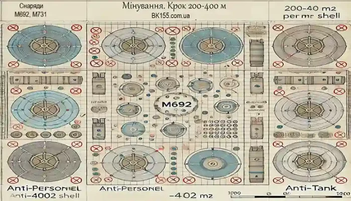 мінування RAAM і ADAM